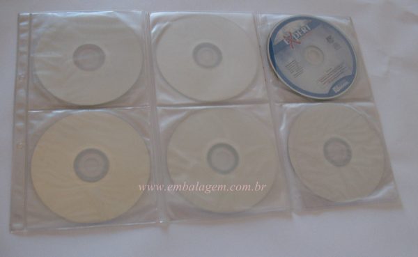 Porta CD e DVD Transparente