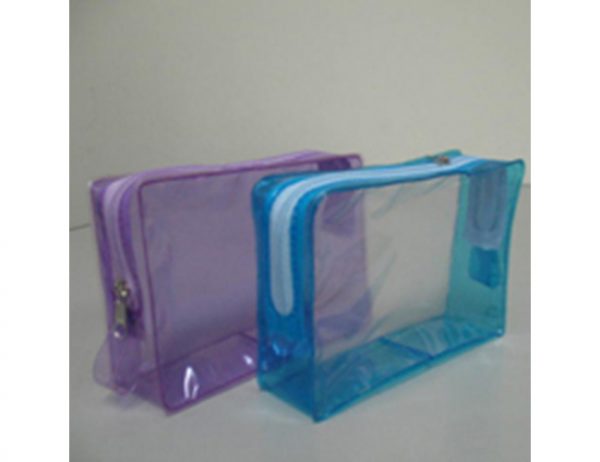 Mini necessaire PVC transparente zip 2